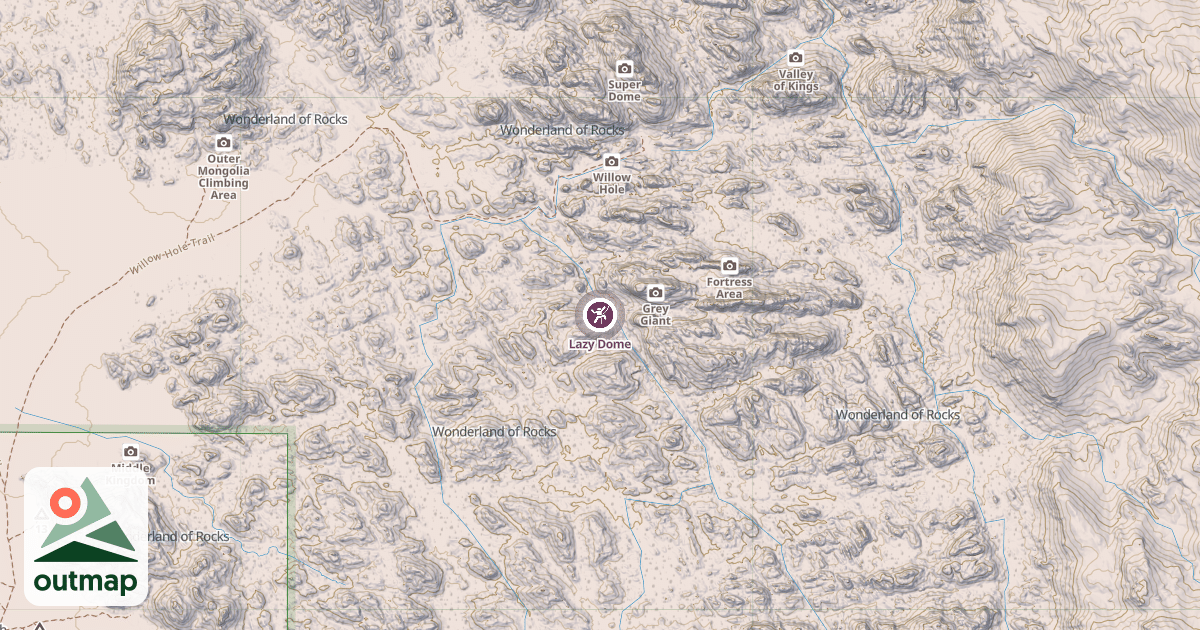 Map of Lazy Dome