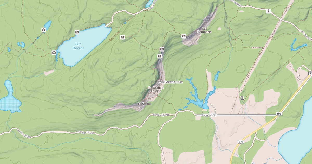 Map preview of Voie Extreme