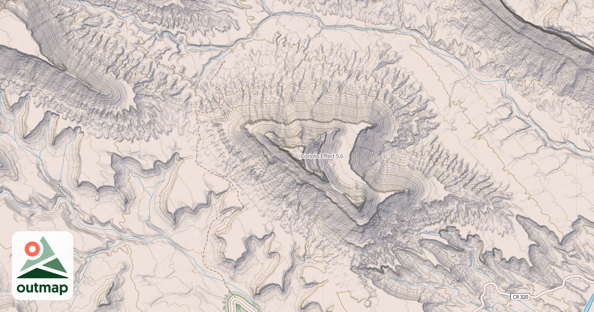 Map of Coriolis Effect