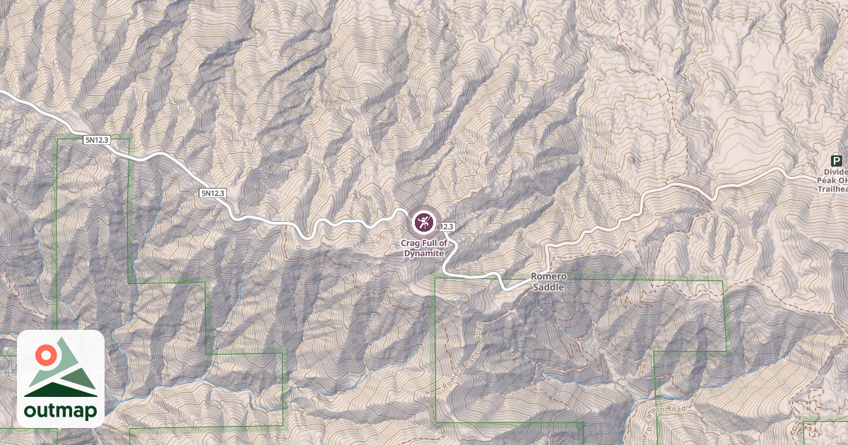 Map of Crag Full of Dynamite