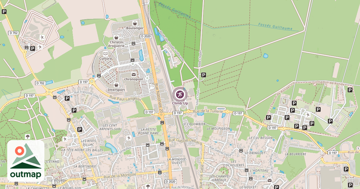 Map of Climb'Up