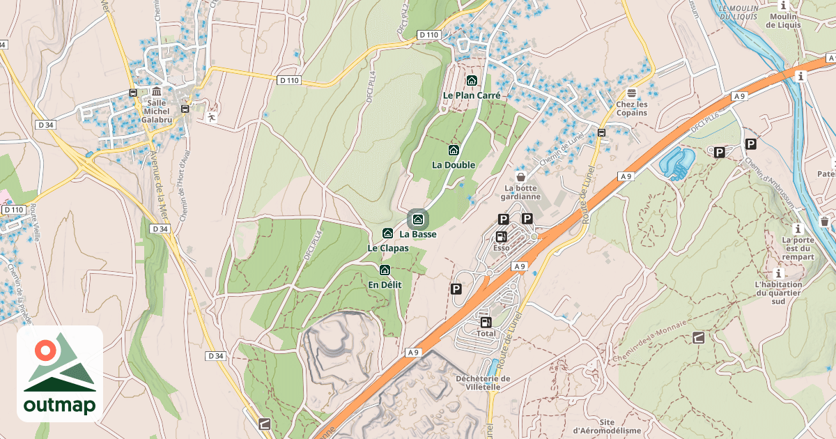 Map of La Basse
