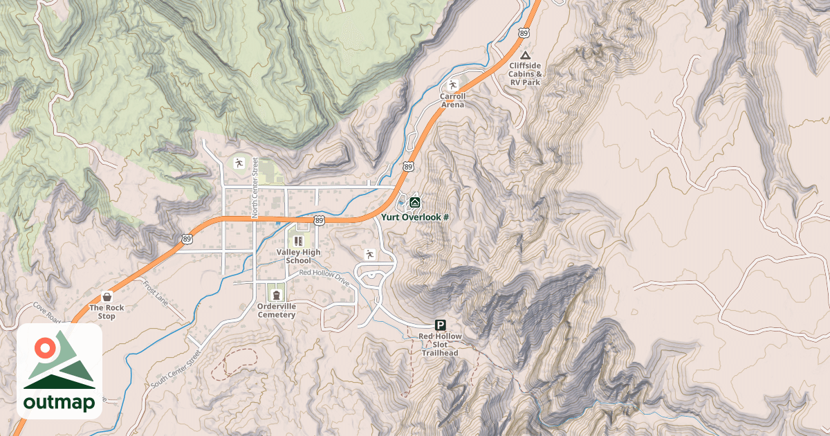 Map of Yurt Overlook #7
