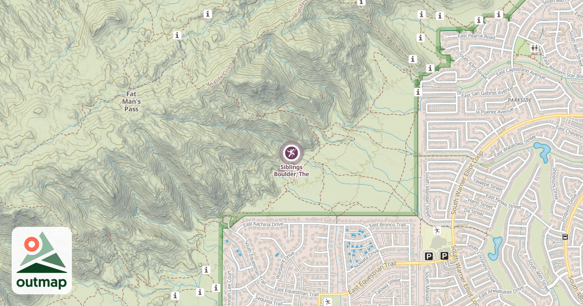 Map of Siblings Boulder, The