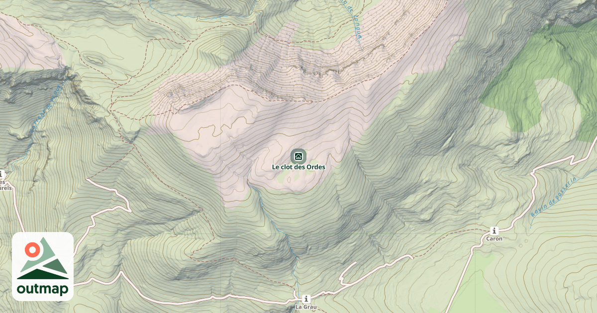 Map of Le clot des Ordes