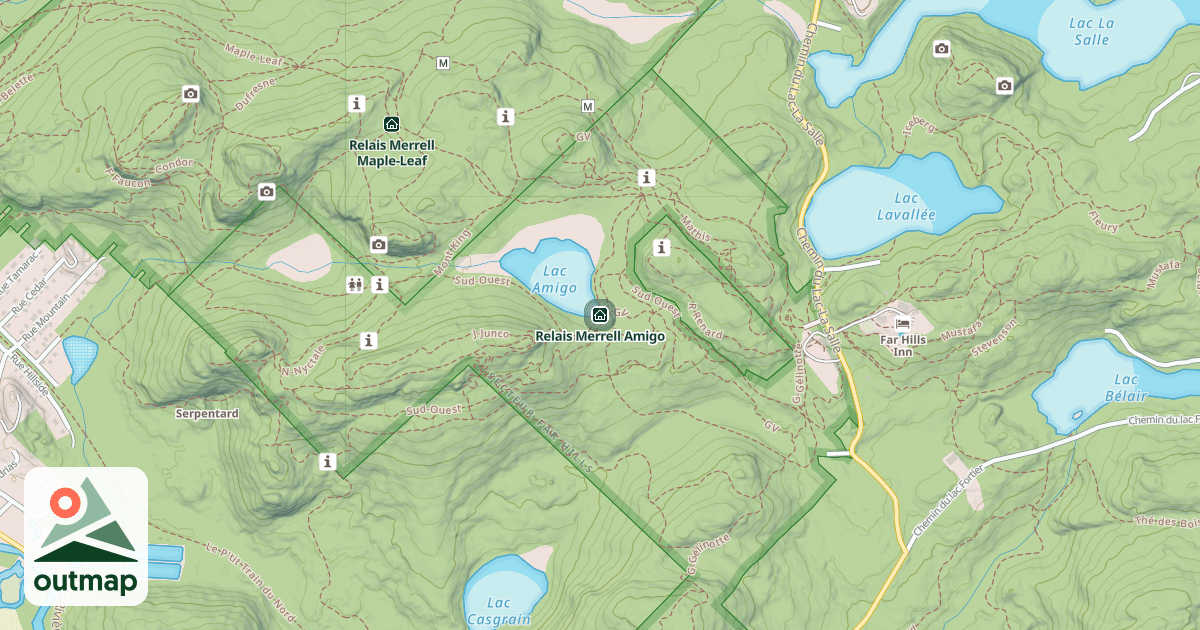 Map of Relais Merrell Amigo