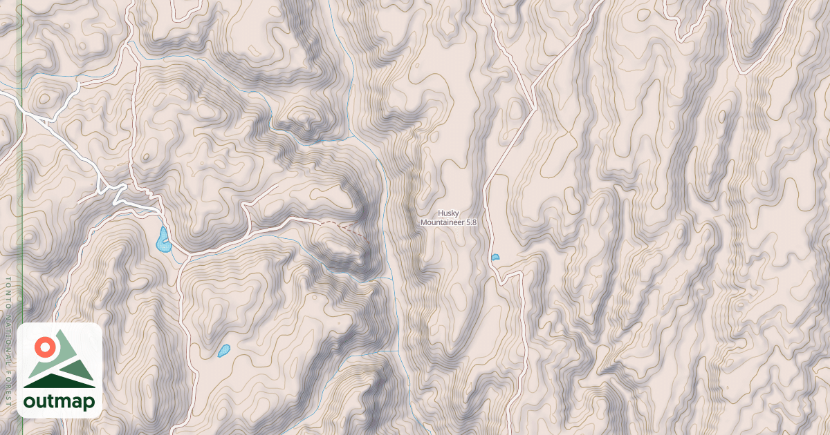 Map of Husky Mountaineer