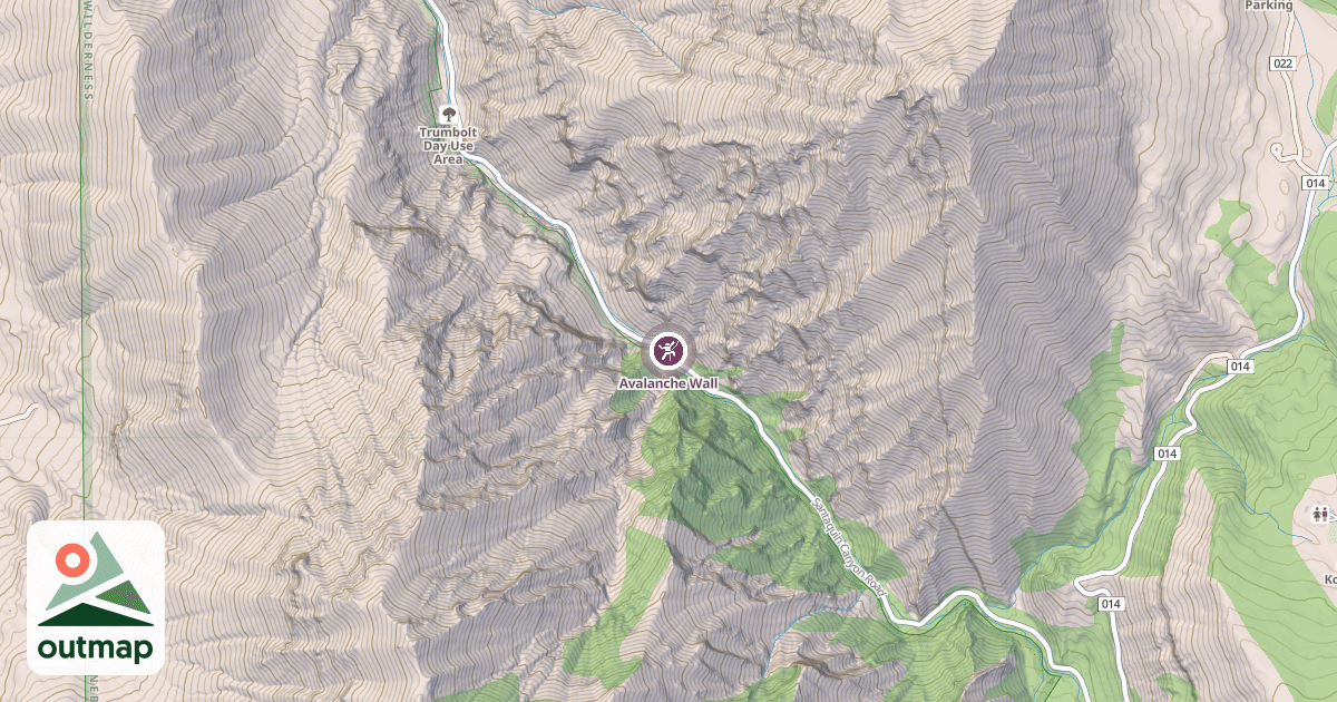 Map of Avalanche Wall