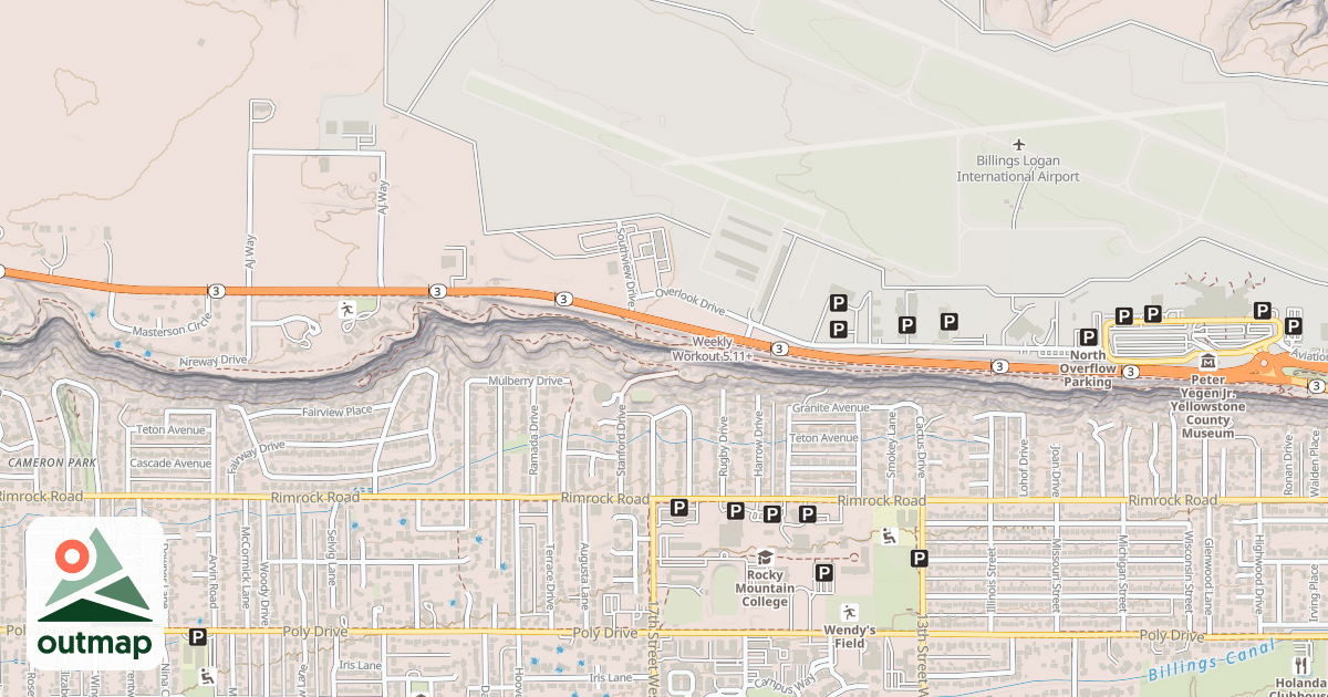 Map of Weekly Workout