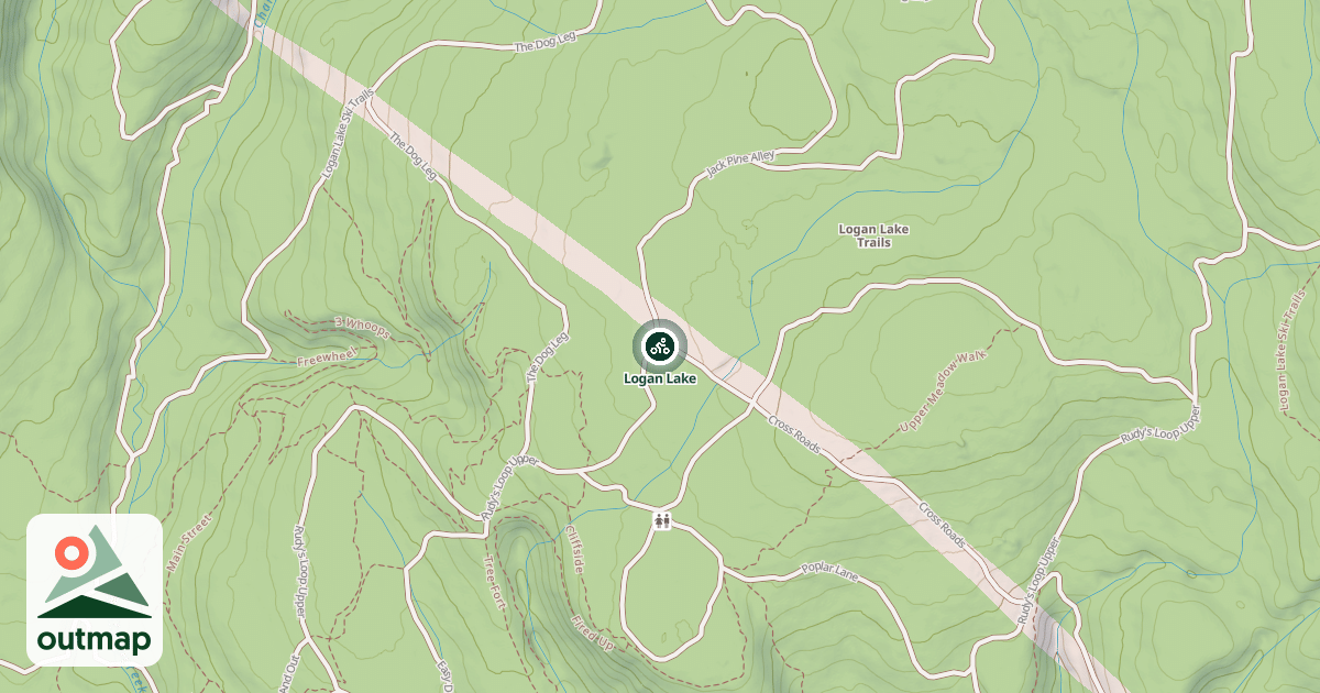 Map of Logan Lake