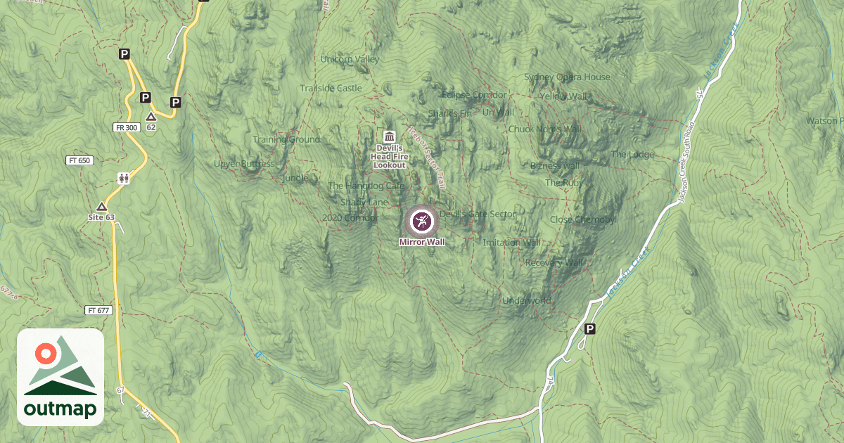 Map of Mirror Wall