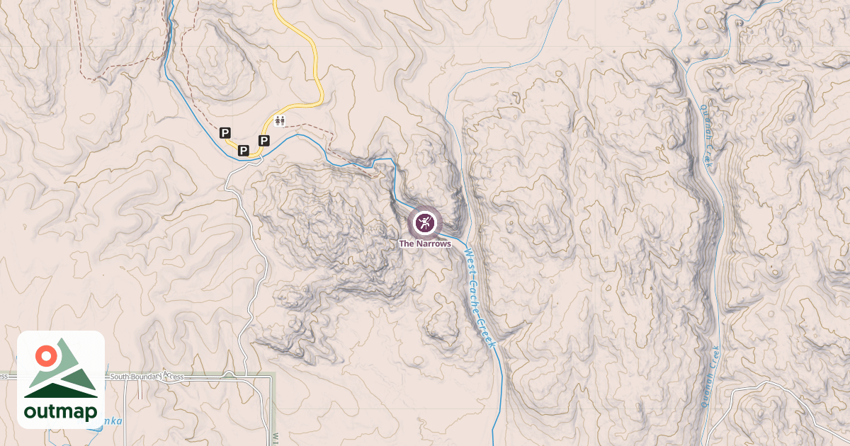 Map of The Narrows