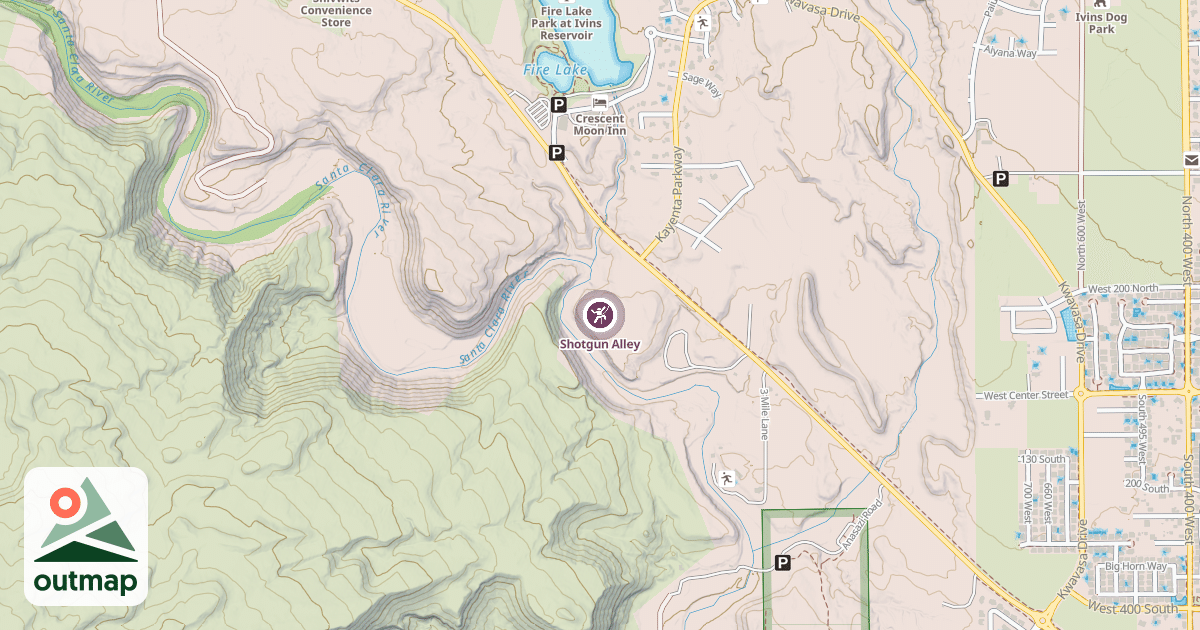 Map of Shotgun Alley