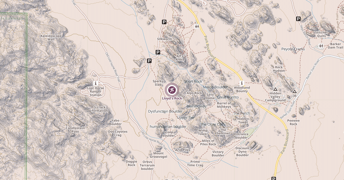 Map preview of Lloyd's Rock