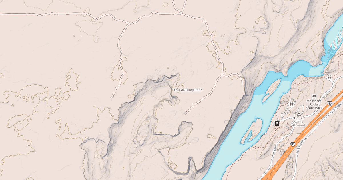 Map preview of Tour de Pump
