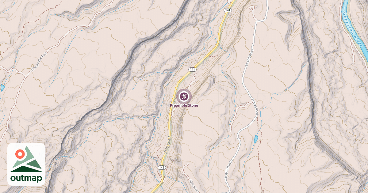 Map of Preamble Stone