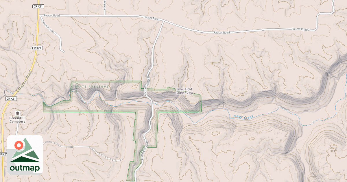 Map of Small Hold Ladder