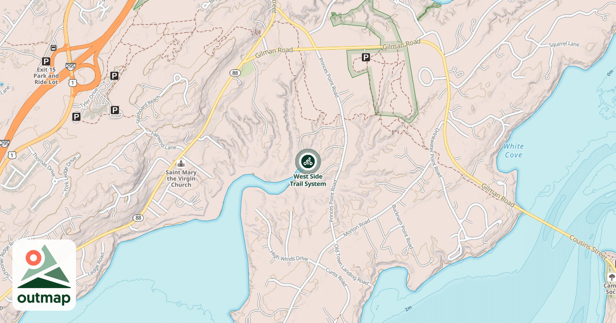 Map of West Side Trail System