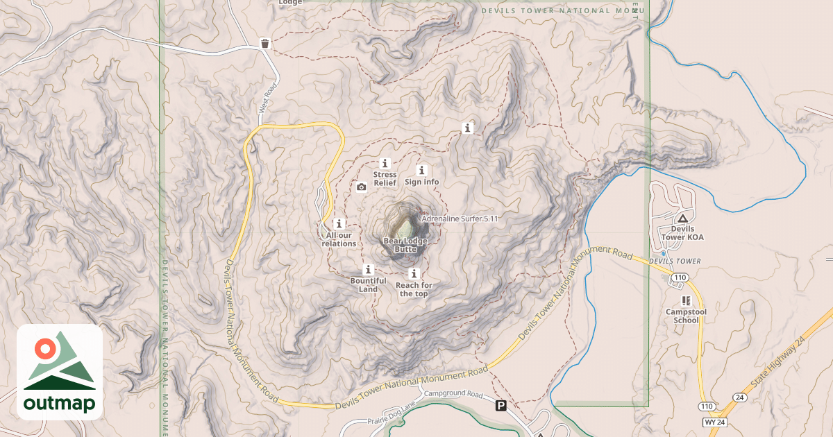 Map of Adrenaline Surfer