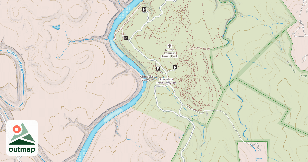 Map of Little White Trash Boy