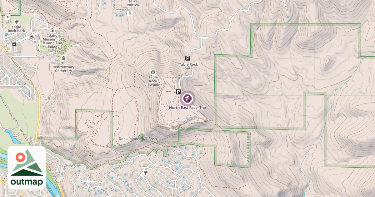 Map of North-East Face, The
