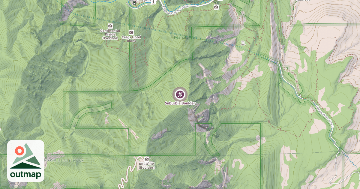 Map of Suburbia Boulder