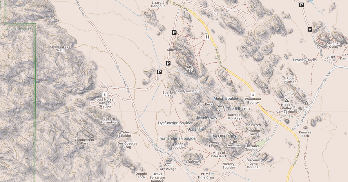 Map preview of Buddy Rocks