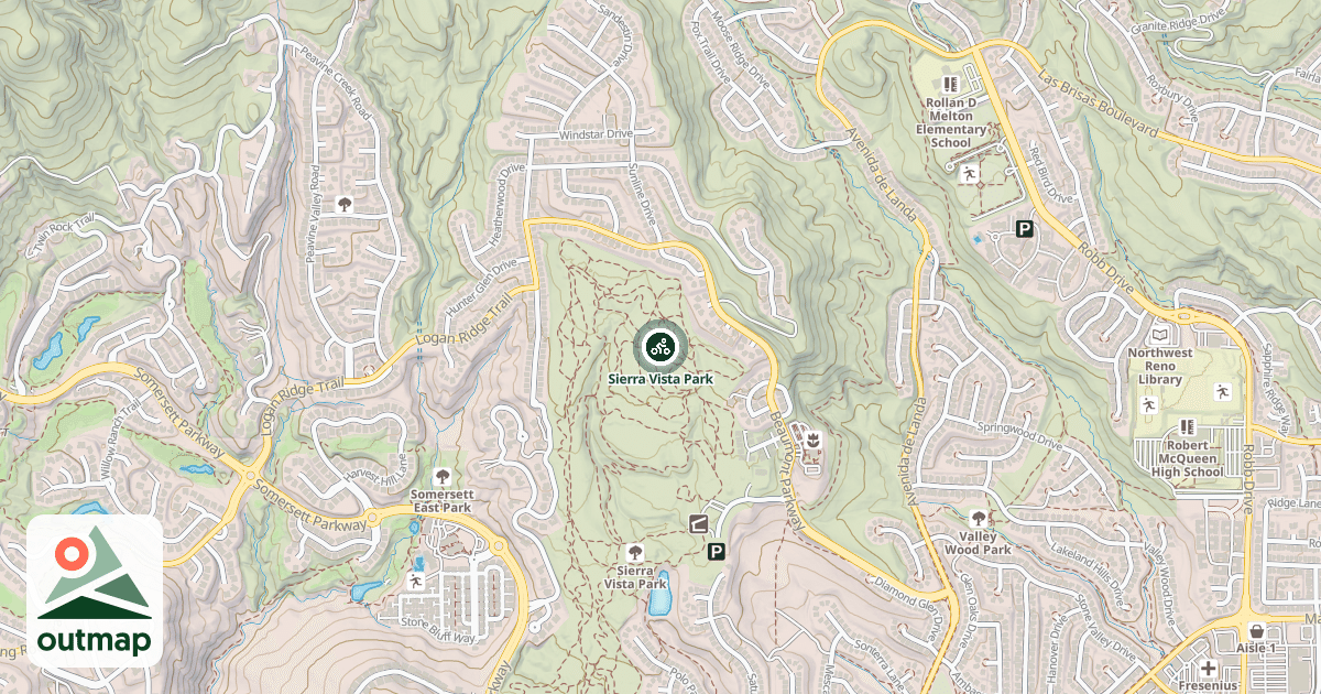 Map of Sierra Vista Park