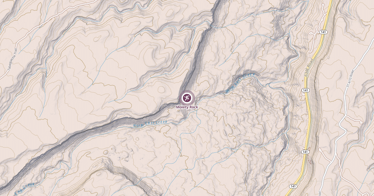 Map preview of Moiety Rock