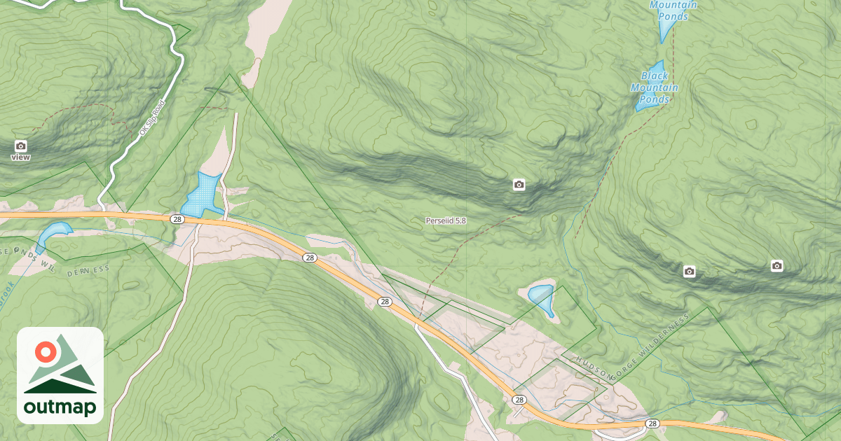 Map of Perseiid