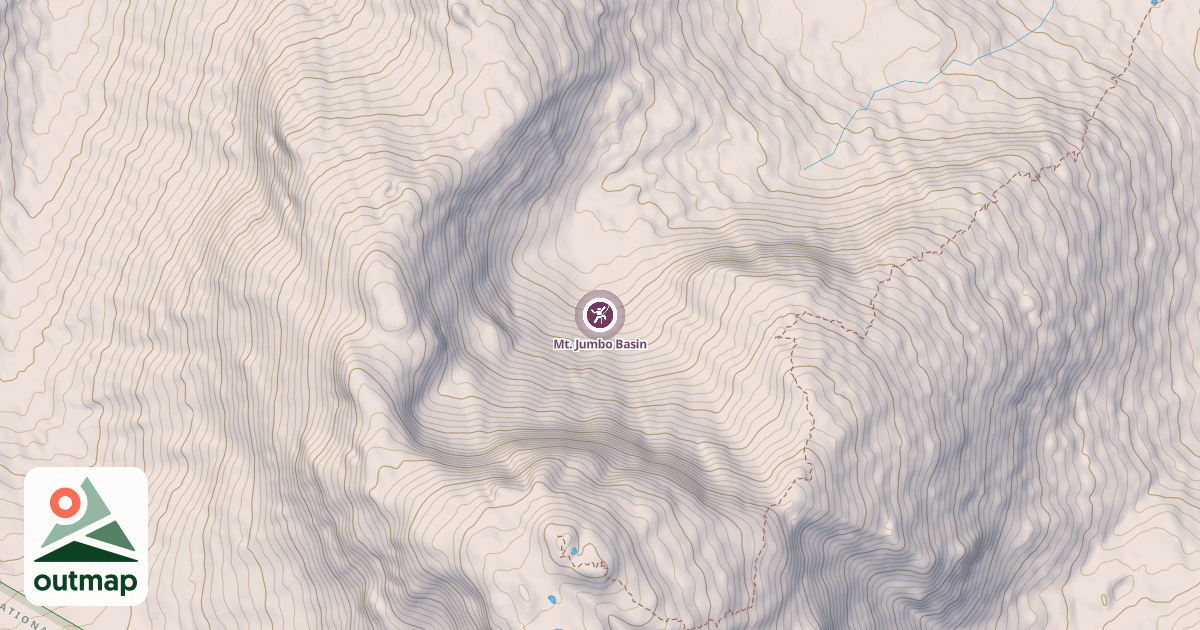 Map of Mt. Jumbo Basin