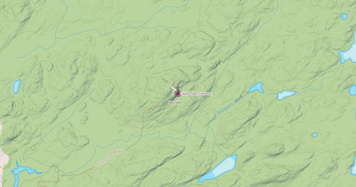 Map preview of Téteux Mal Chanceux