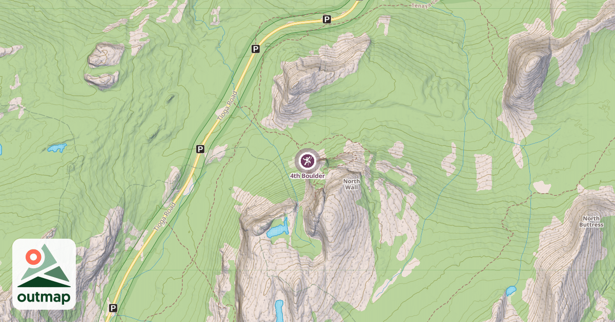 Map of 4th Boulder