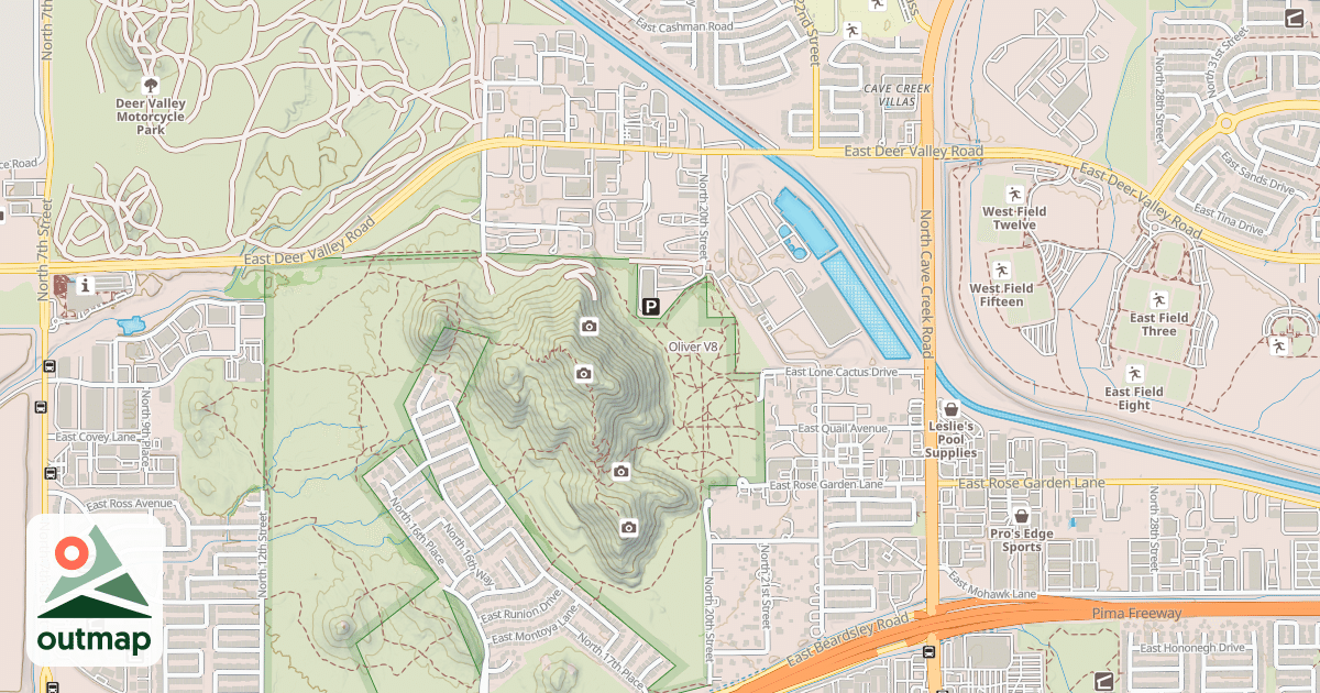 Map of Oliver