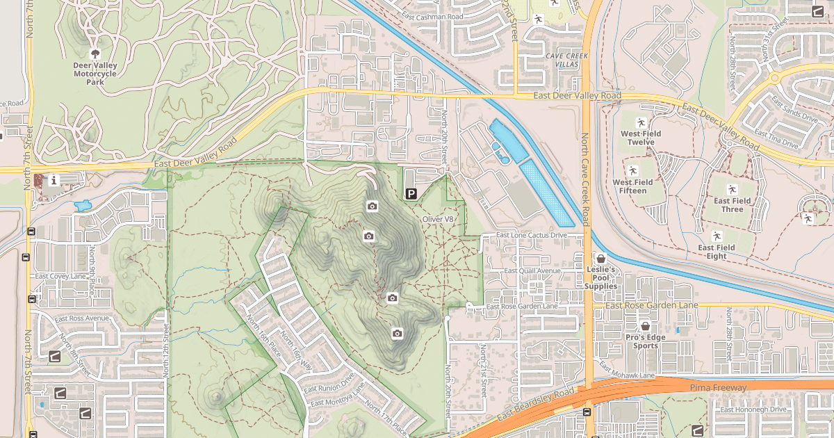 Map preview of Oliver