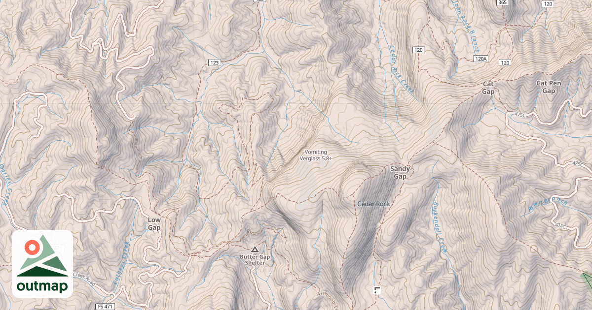 Map of Vomiting Verglass