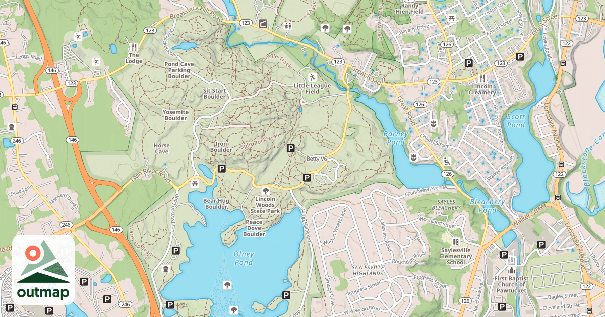 Map of Betty