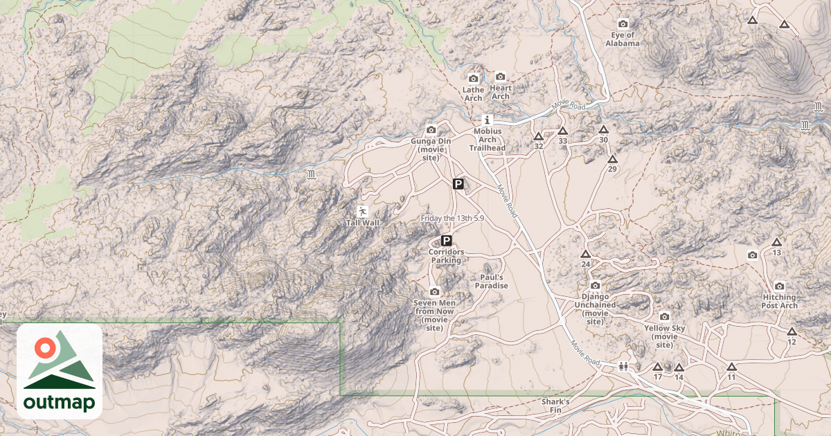 Map of Friday the 13th