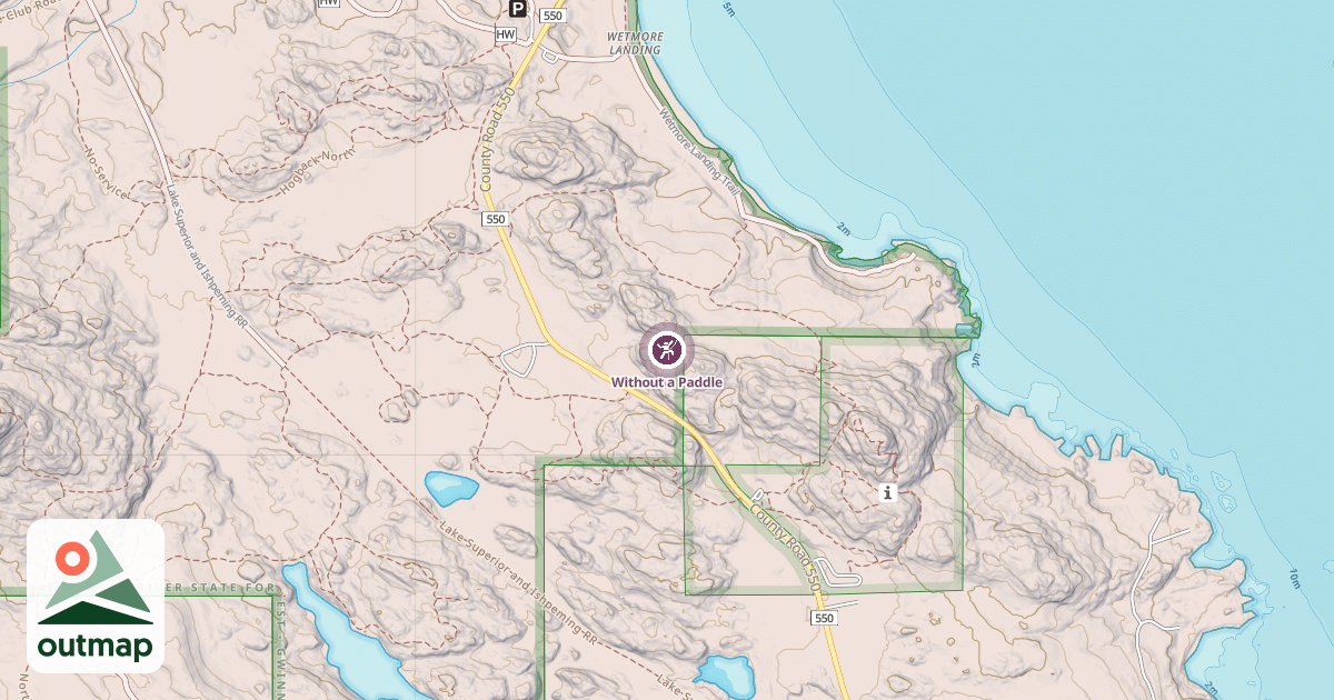 Map of Without a Paddle