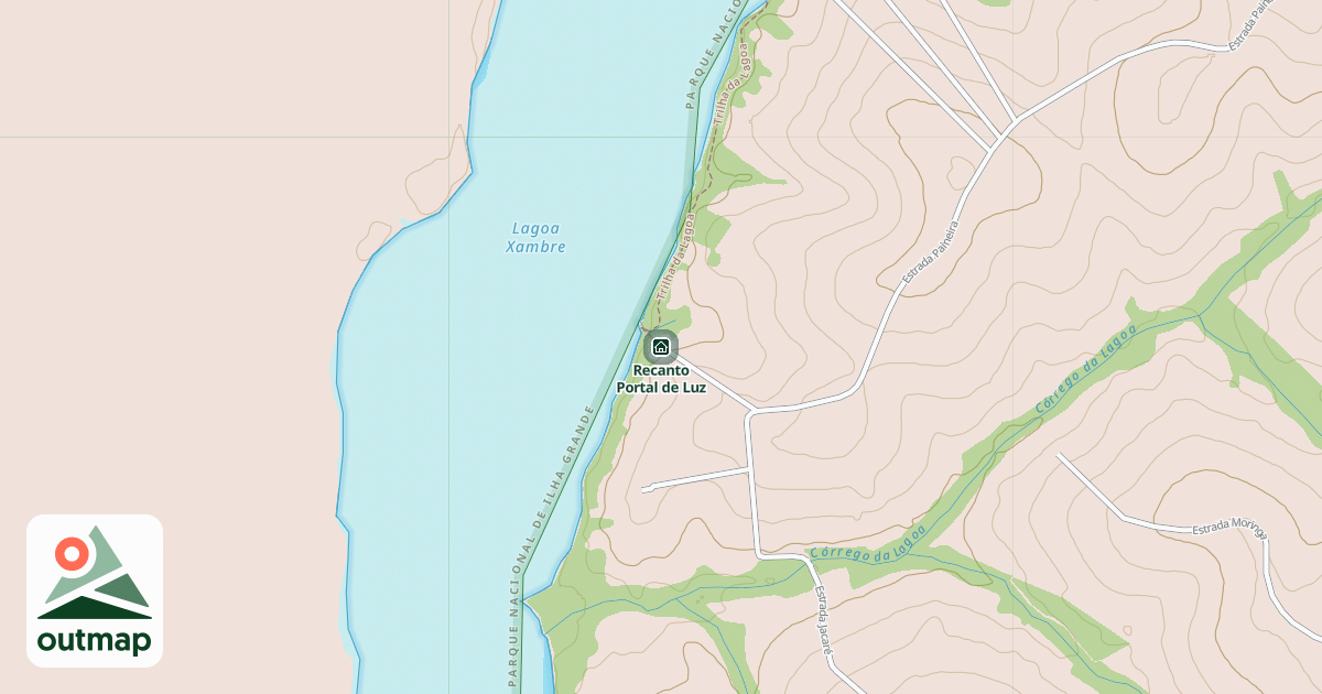 Map of Recanto Portal de Luz