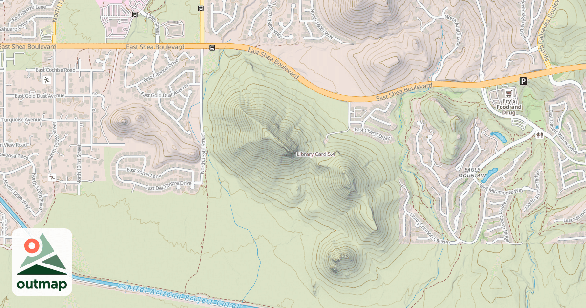 Map of Library Card