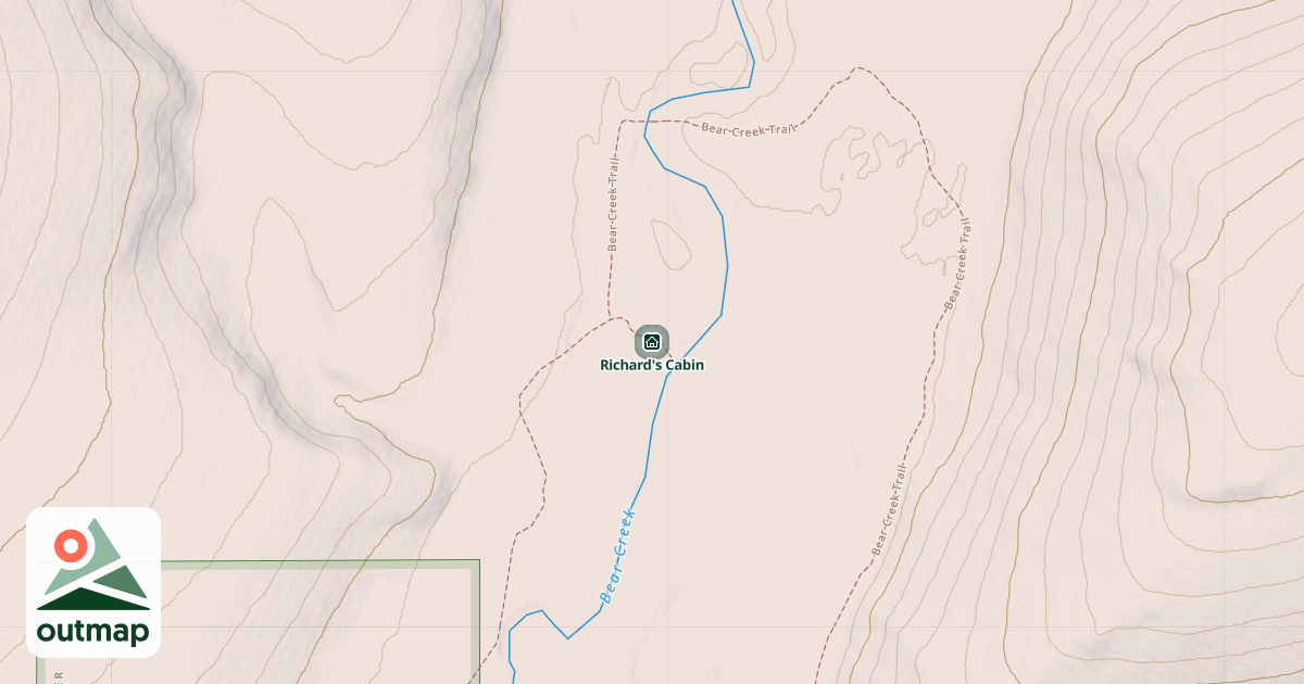 Map of Richard's Cabin