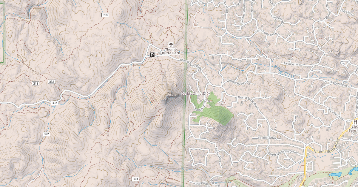 Map preview of David's Climb