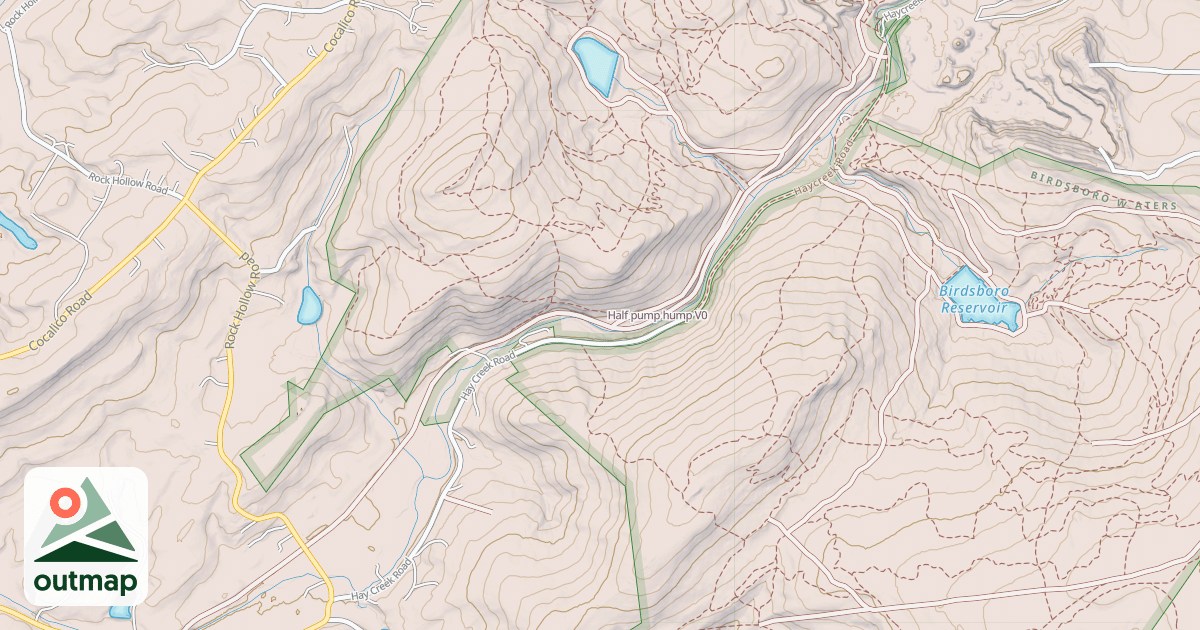 Map of Half pump hump