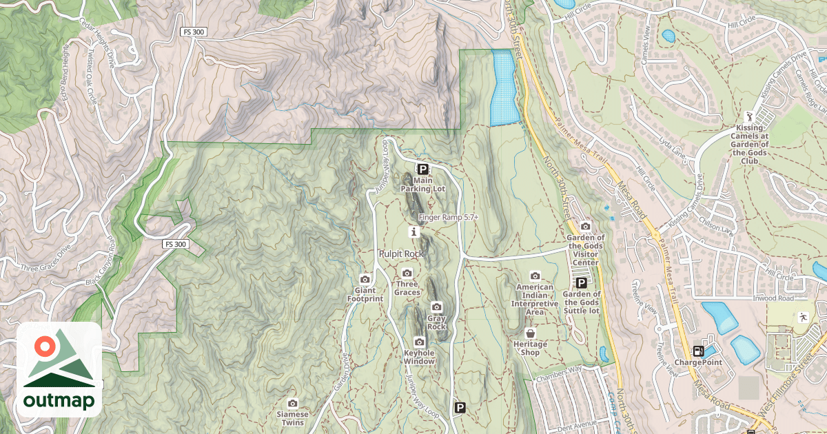 Map of Finger Ramp