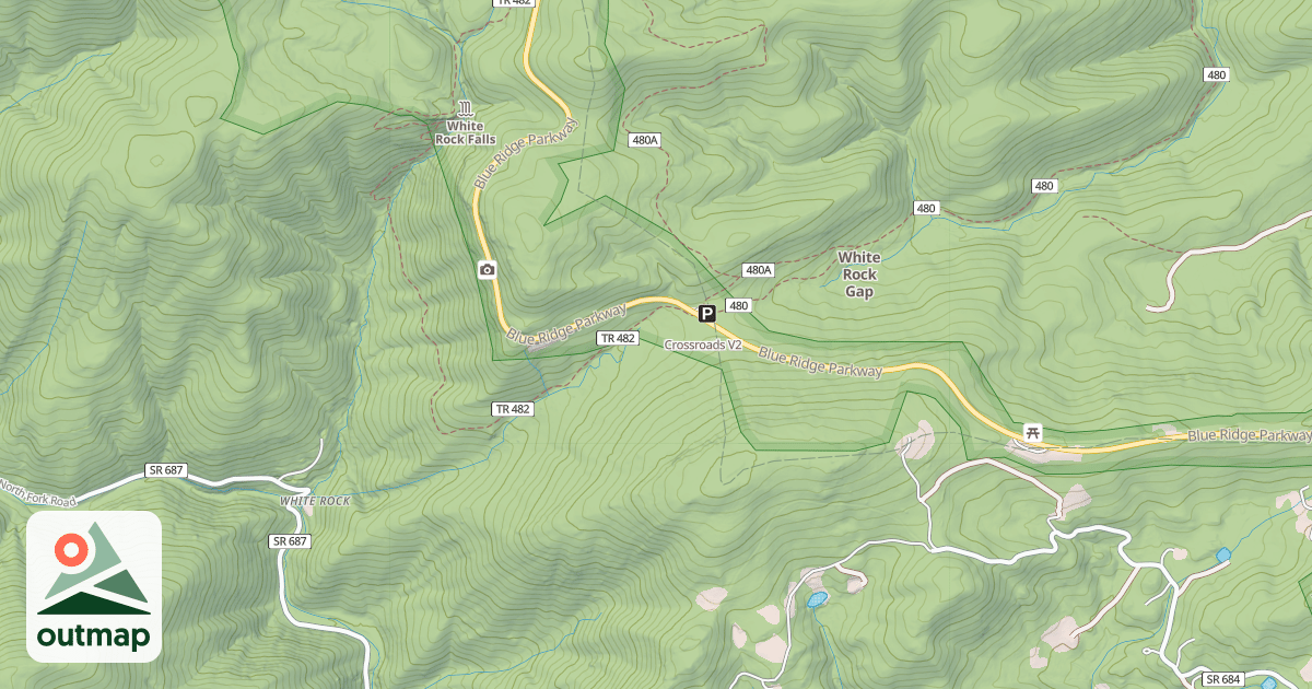 Map of Crossroads