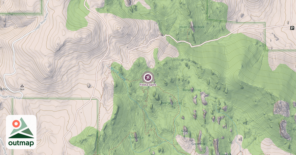 Map of Fiesta Spire