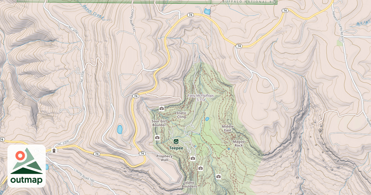 Map of Fatty McFlipflops