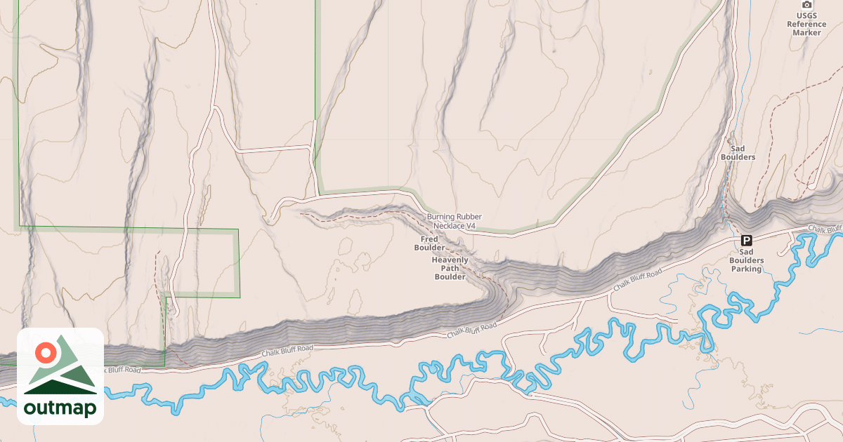 Map of Burning Rubber Necklace