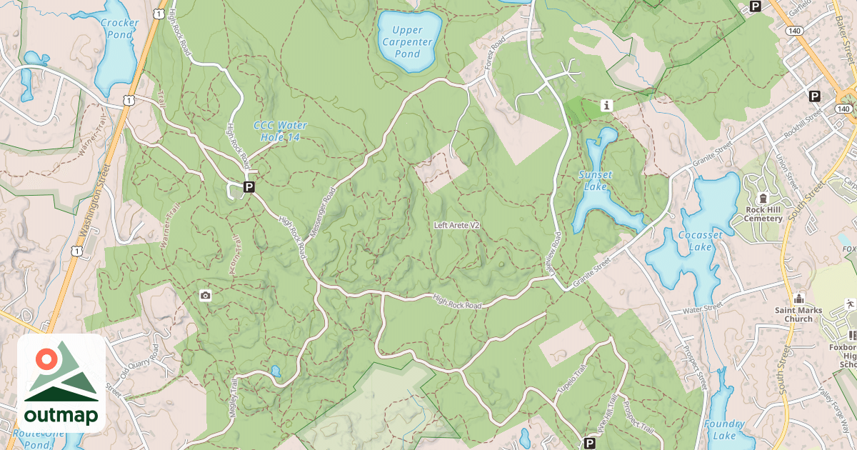 Map of Left Arete